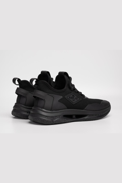 Replay Milefor Base Sneaker: Stylish Black Low-Top for Everyday Comfort