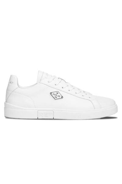Replay Polys M Rhombus SA White Sneakers: Stylish Low-Cut Comfort for Winter
