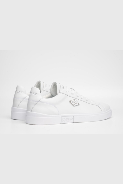 Replay Polys M Rhombus SA White Sneakers: Stylish Low-Cut Comfort for Winter