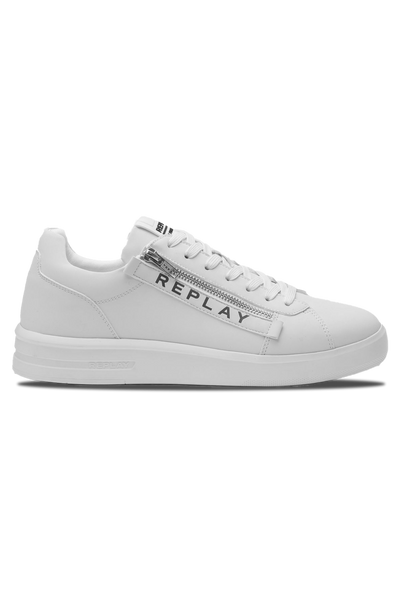 Replay University Zip Sneaker: Low-Cut Winter Comfort with Side Zip