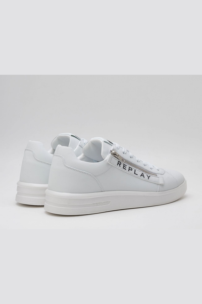 Replay University Zip Sneaker: Low-Cut Winter Comfort with Side Zip