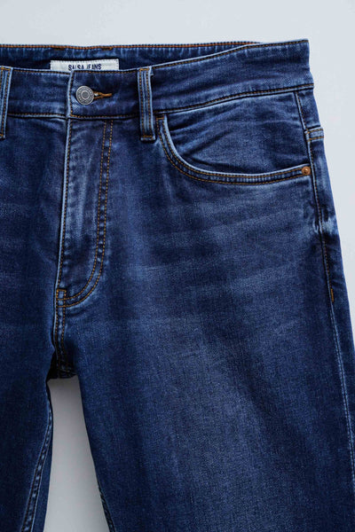 S-Activ Slim Fit Jeans: Comfortable Dark Blue Denim for Everyday Style