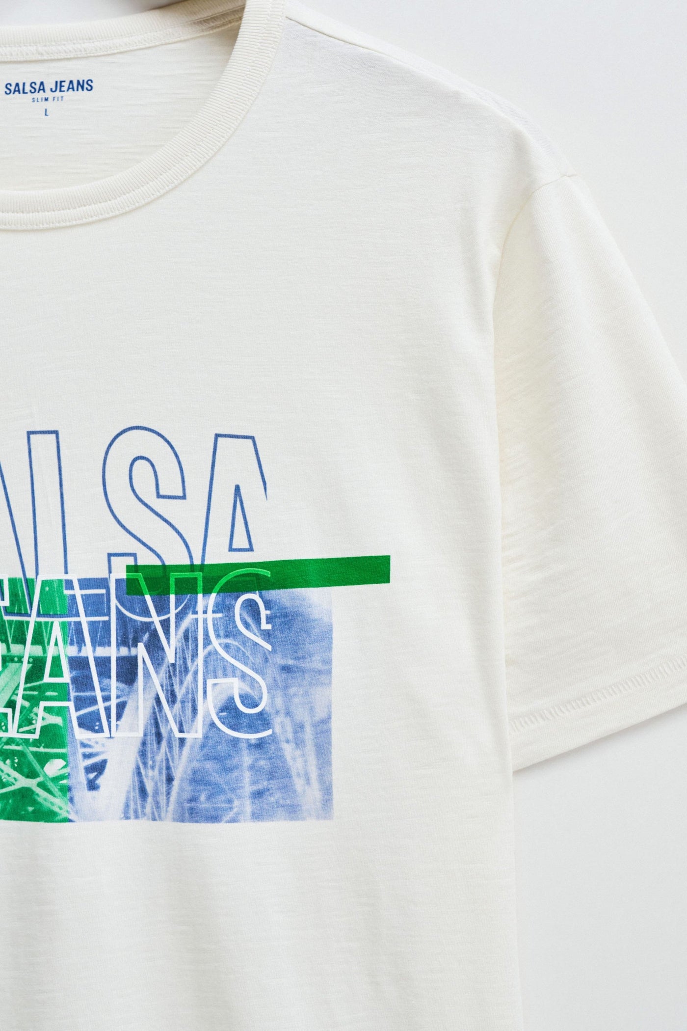 Comfortable Cotton Crew Neck T-Shirt with Unique Front Graphic Design