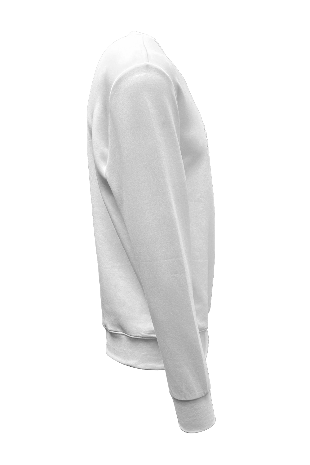 Static Energie Pienza Sweatshirt: Padded Detail, White, Comfortable Winter Style