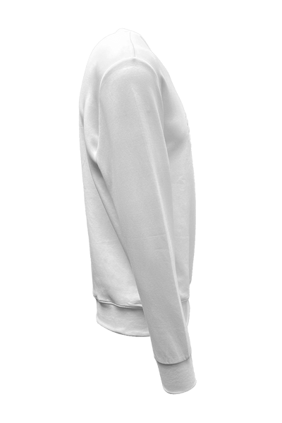 Static Energie Pienza Sweatshirt: Padded Detail, White, Comfortable Winter Style