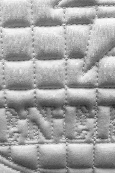 Static Energie Pienza Sweatshirt: Padded Detail, White, Comfortable Winter Style