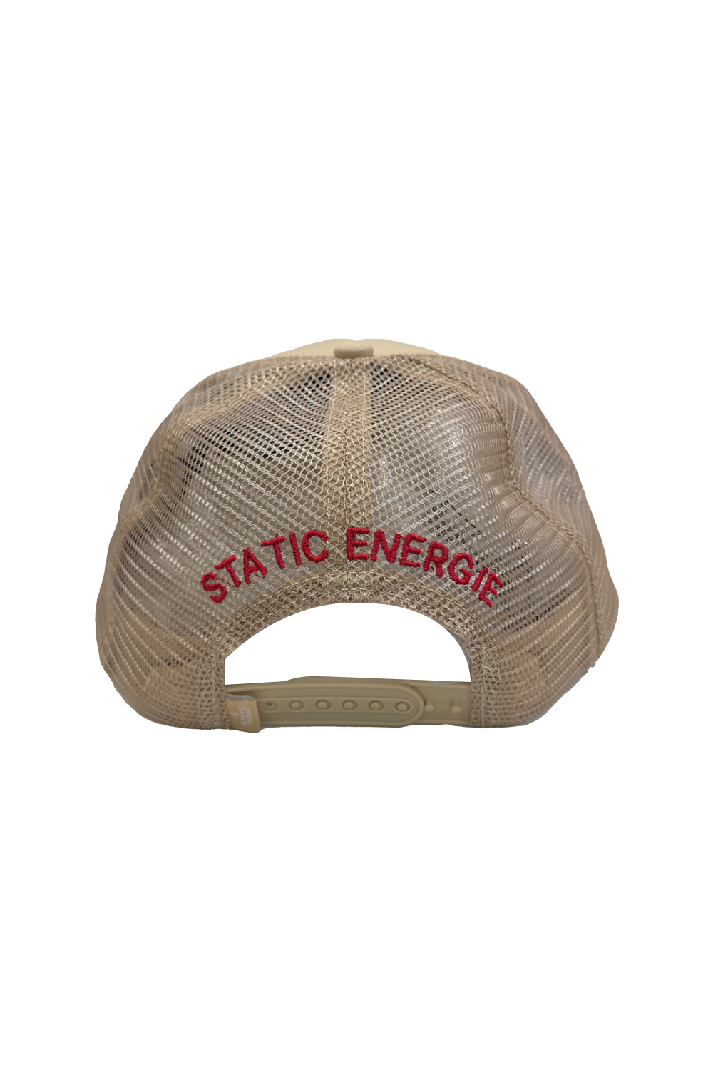 Ursa Cap: Brown Robotic Teddy Bear Mesh Back Adjustable Baseball Hat