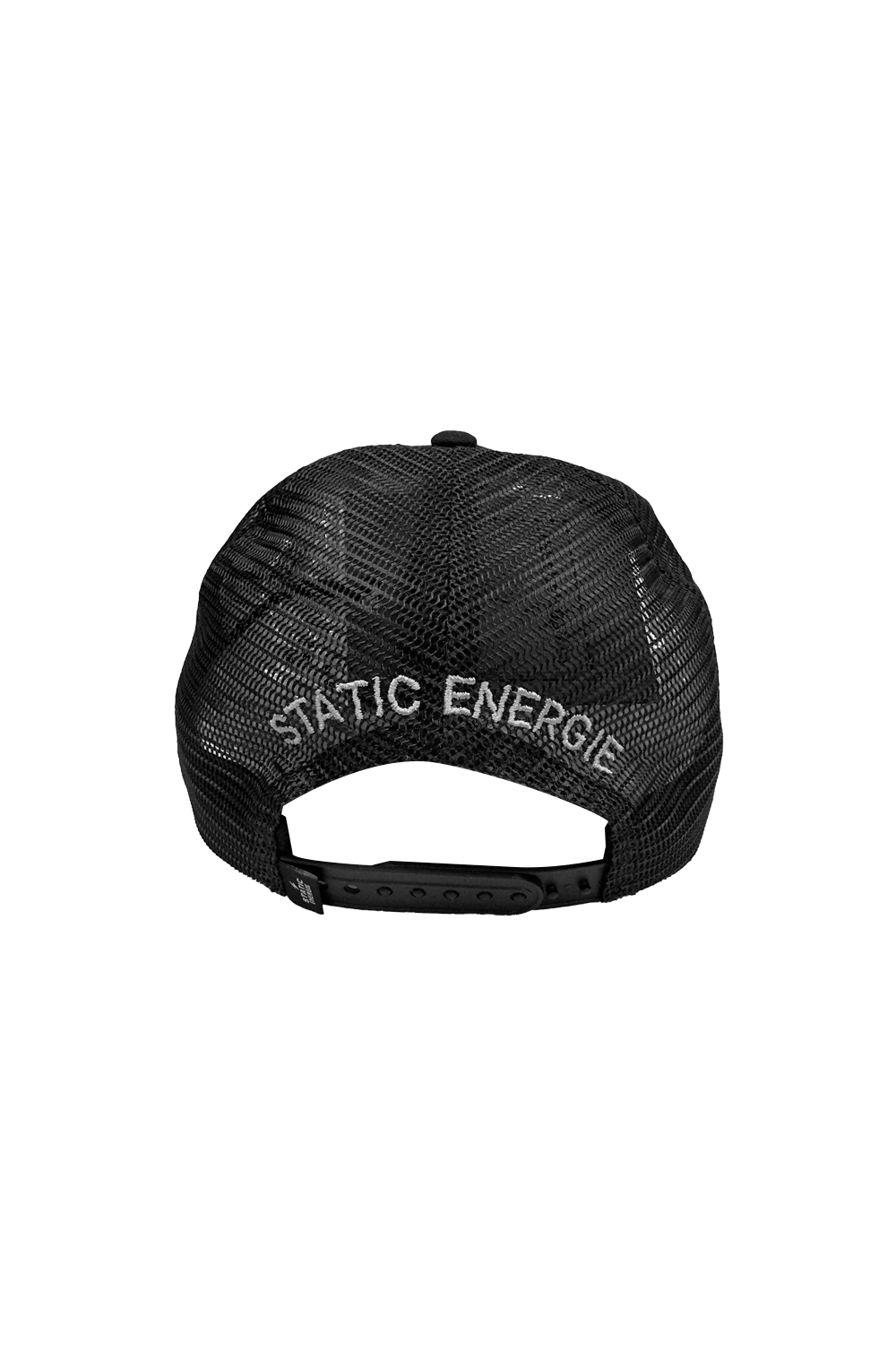Bugsy Cap: Stylish Black Polyester-Cotton Blend with Mesh Back and Bugs Bunny