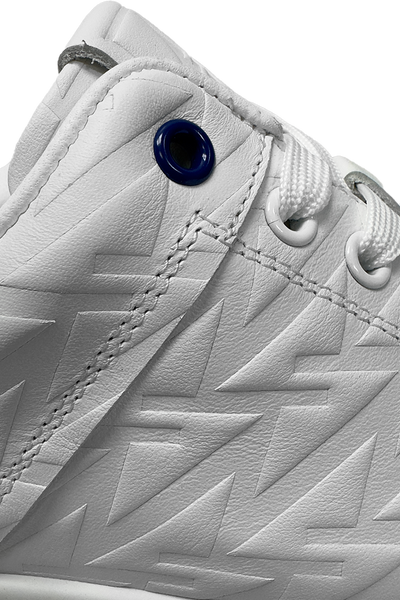 Static Energie Positano White Lace-Up Sneakers with Embossed Details