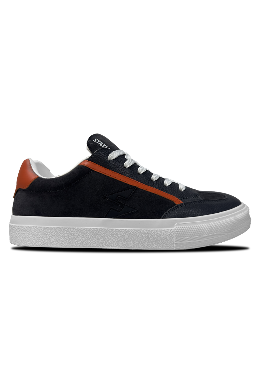 Static Energie Sorrento Grey Lace-Up Suede Finish Casual Sneaker Shoes