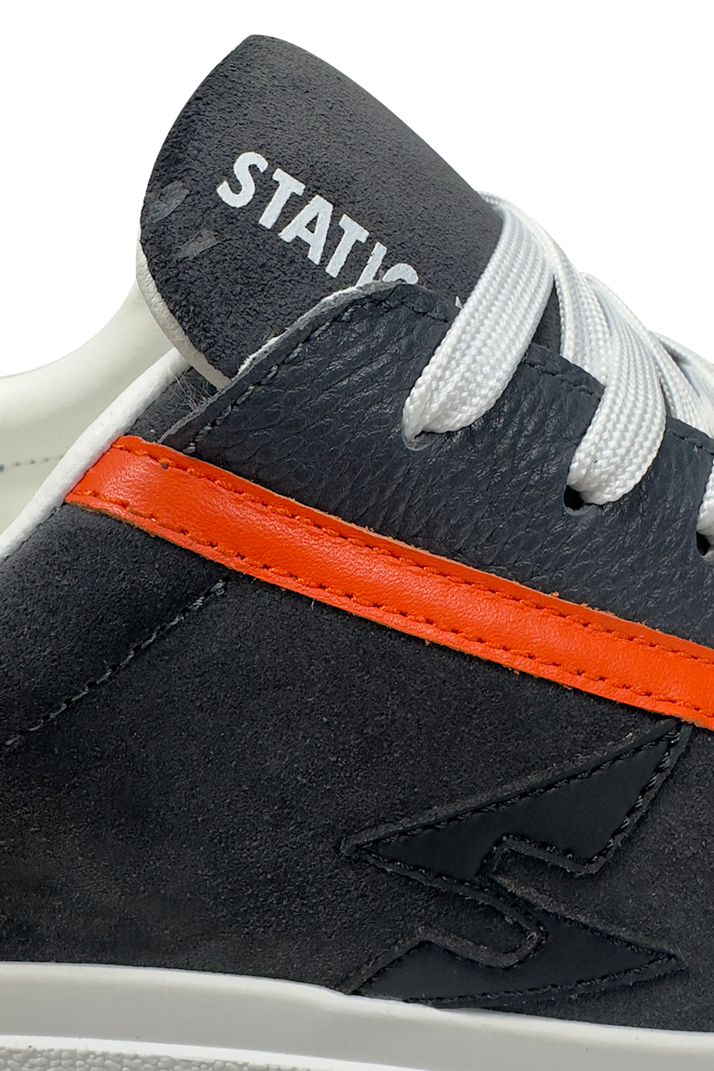 Static Energie Sorrento Grey Lace-Up Suede Finish Casual Sneaker Shoes