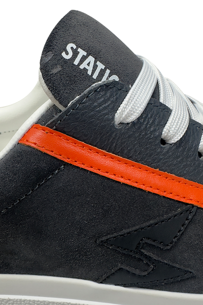 Static Energie Sorrento Grey Lace-Up Suede Finish Casual Sneaker Shoes