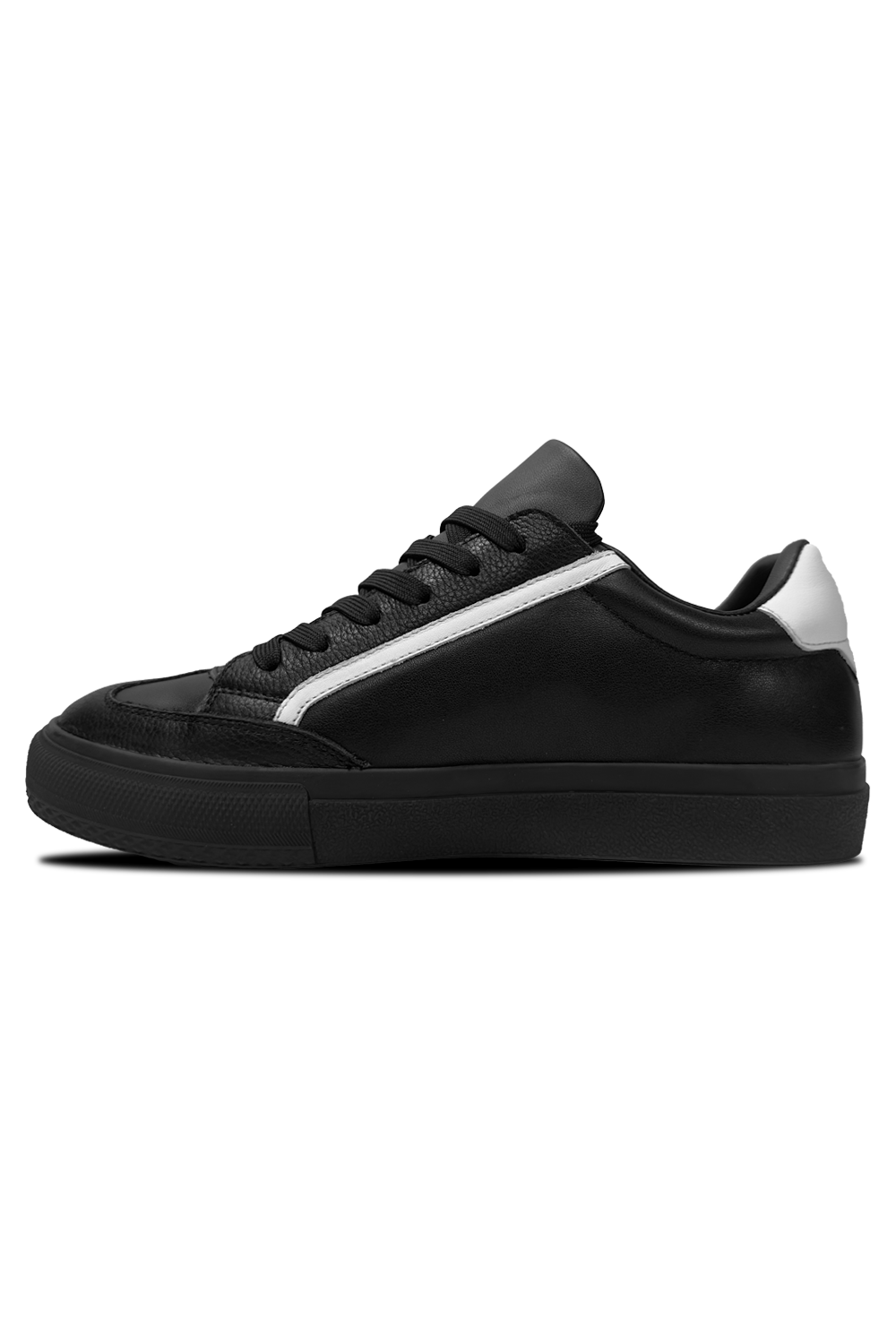 Static Energie Sorrento Black Leather Sneakers: Stylish, Durable, Comfortable, Everyday Footwear