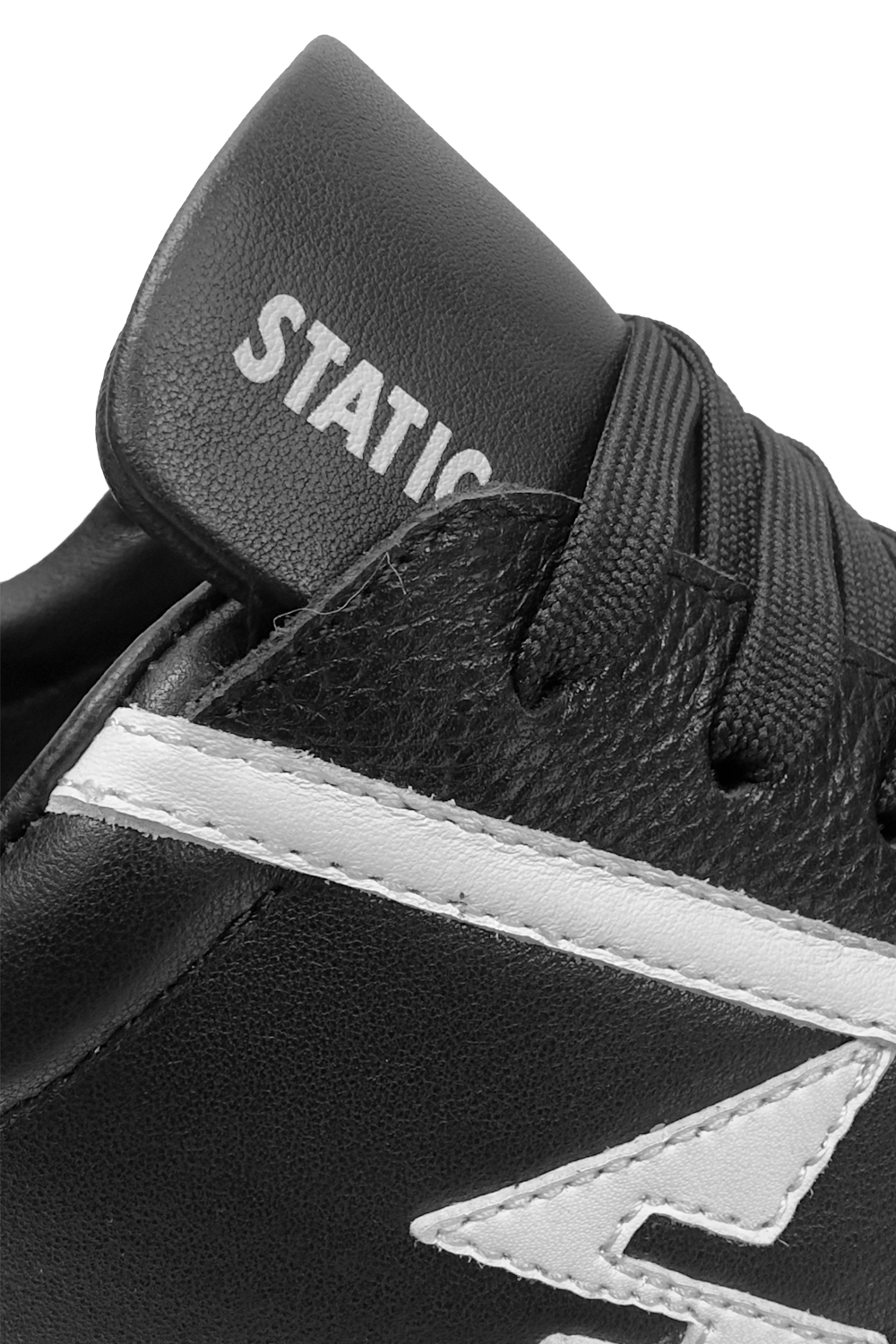 Static Energie Sorrento Black Leather Sneakers: Stylish, Durable, Comfortable, Everyday Footwear