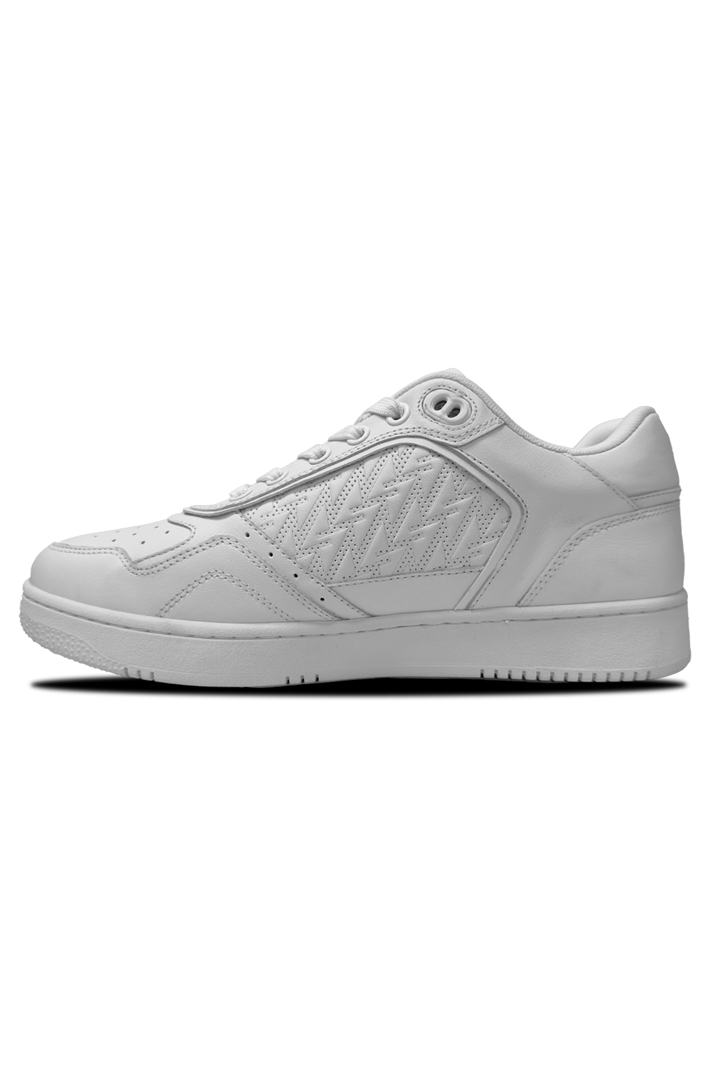 Sardinia White Leather Sneakers with Iconic S Logo for Ultimate Summer Style