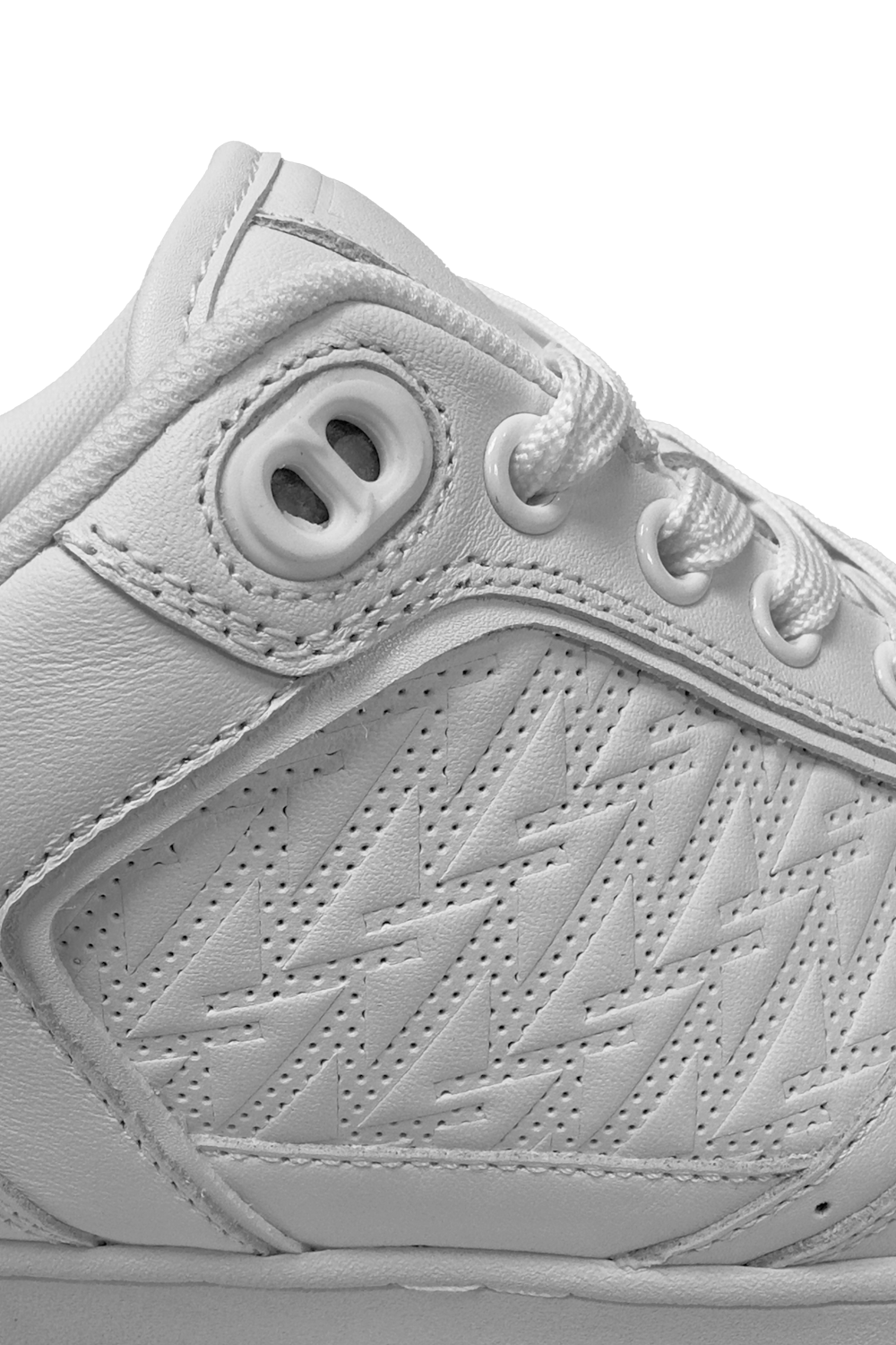 Sardinia White Leather Sneakers with Iconic S Logo for Ultimate Summer Style