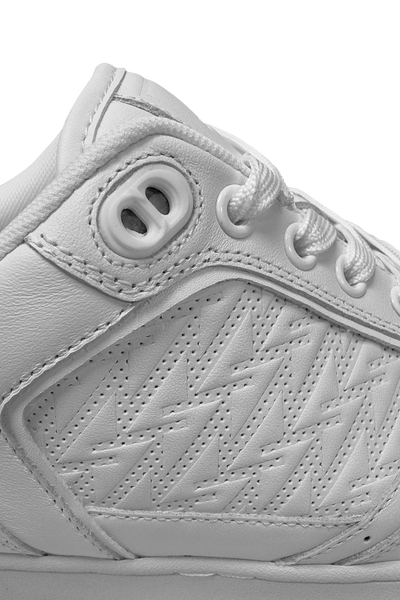 Sardinia White Leather Sneakers with Iconic S Logo for Ultimate Summer Style