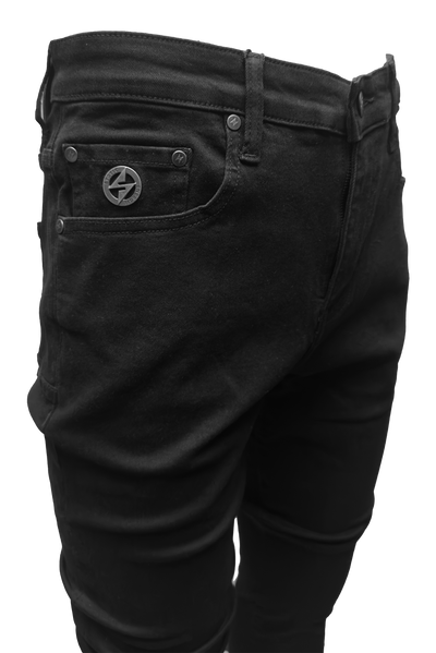 Ultimate Comfort Black Tapered Fit Jeans for Men, Stylish Everyday Denim