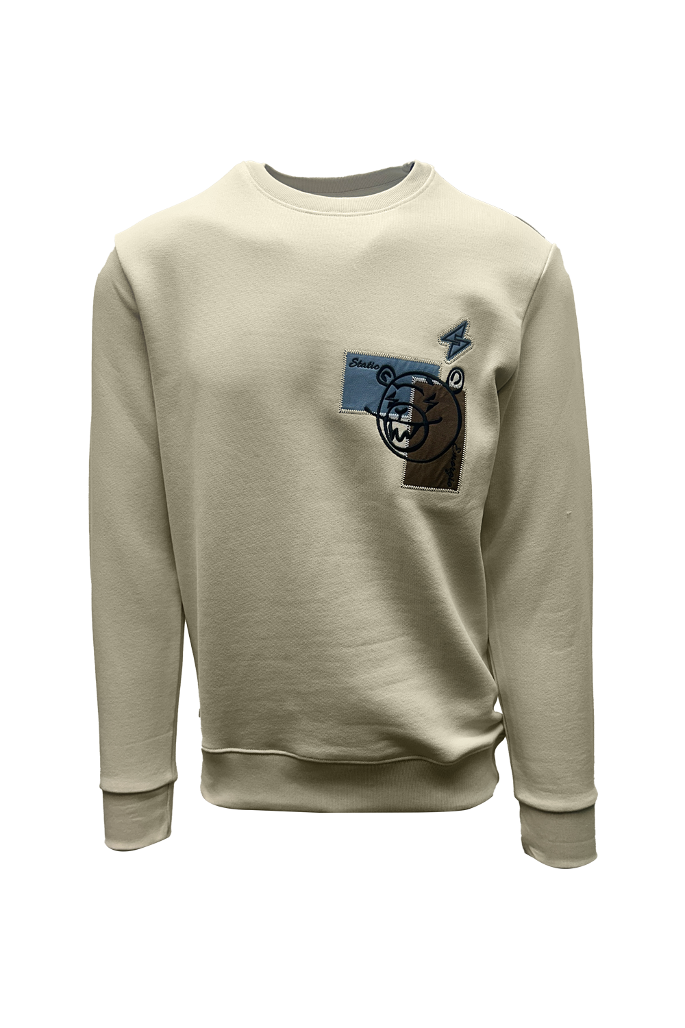 Static Energie Heiligen Sweatshirt: Premium Cotton, Embroidered Detail, Ultimate Winter Warmth