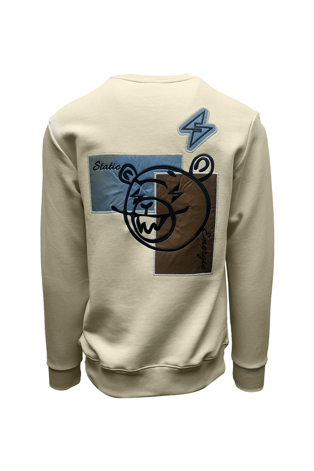 Static Energie Heiligen Sweatshirt: Premium Cotton, Embroidered Detail, Ultimate Winter Warmth