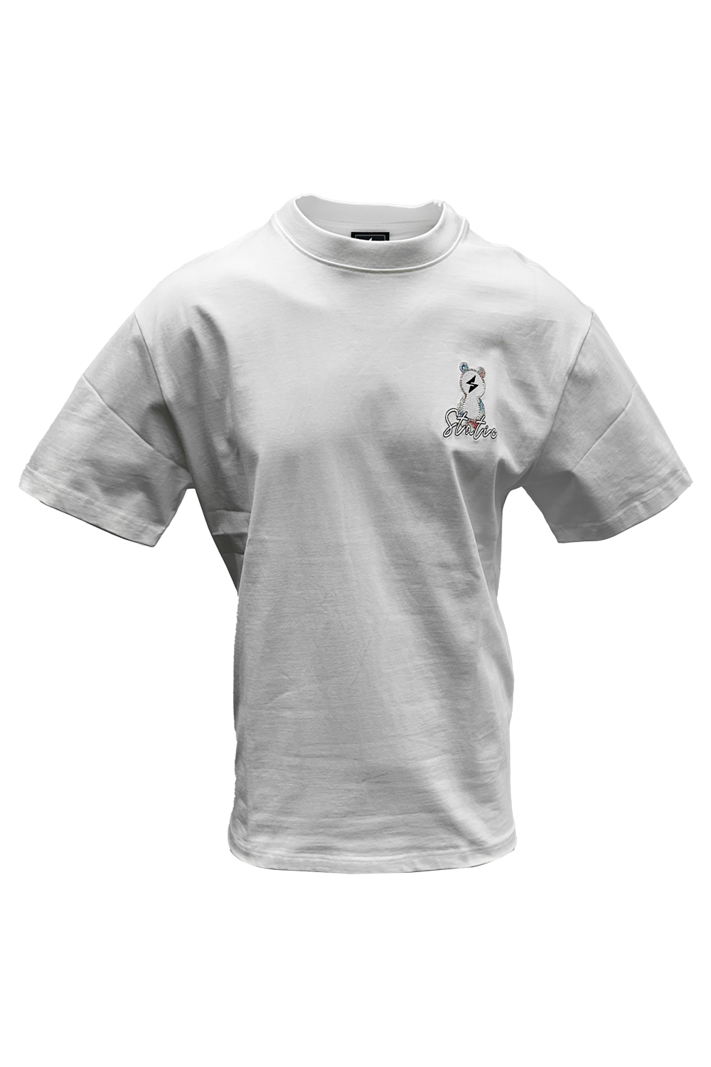 Gruner Relaxed-Fit T-Shirt: Soft Cotton, Embroidered Teddy, Playful Design