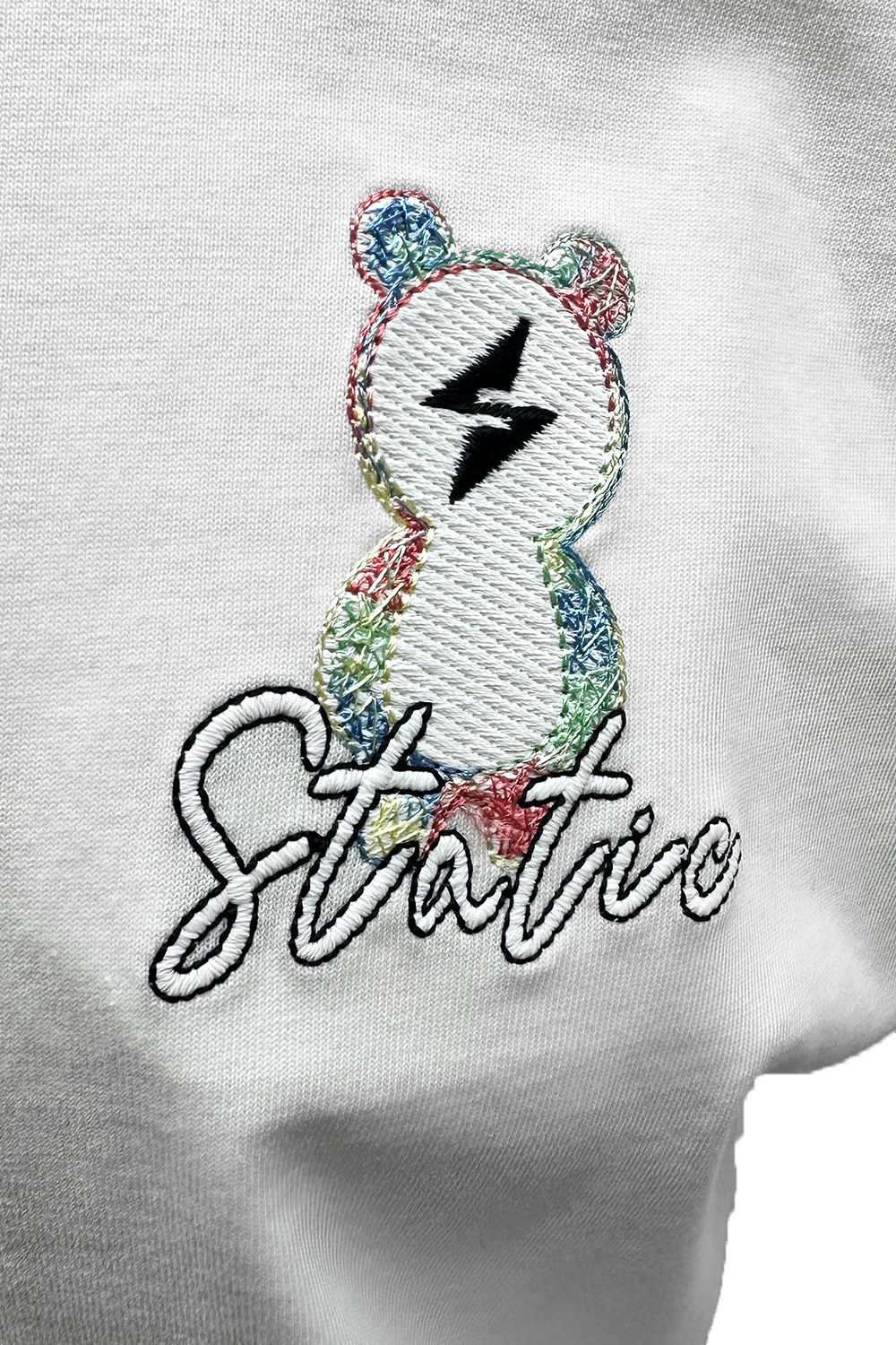 Gruner Relaxed-Fit T-Shirt: Soft Cotton, Embroidered Teddy, Playful Design