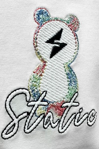 Gruner Relaxed-Fit T-Shirt: Soft Cotton, Embroidered Teddy, Playful Design