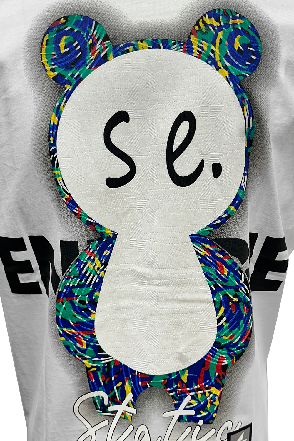 Gruner Relaxed-Fit T-Shirt: Soft Cotton, Embroidered Teddy, Playful Design