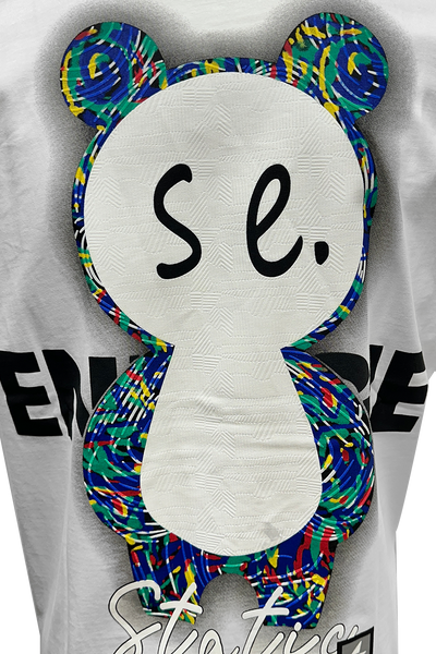 Gruner Relaxed-Fit T-Shirt: Soft Cotton, Embroidered Teddy, Playful Design
