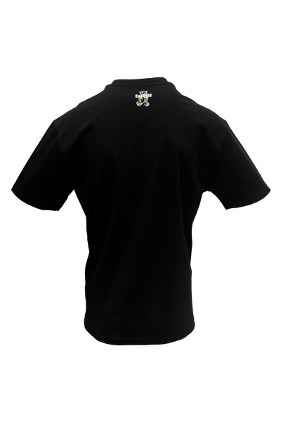 Mondsee Relaxed Fit T-Shirt: Comfortable Cotton, Stylish Graphic, Oversized Black Tee