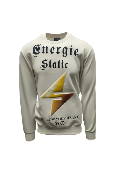Durnstein Sweatshirt: Cozy Beige Cotton Blend with Stylish Printed Graphic