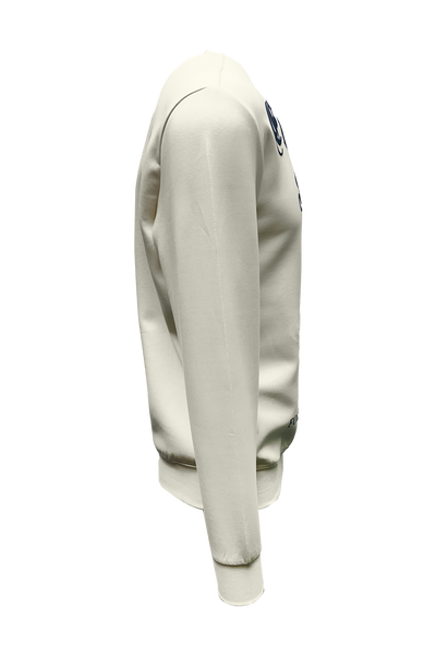 Durnstein Sweatshirt: Cozy Beige Cotton Blend with Stylish Printed Graphic