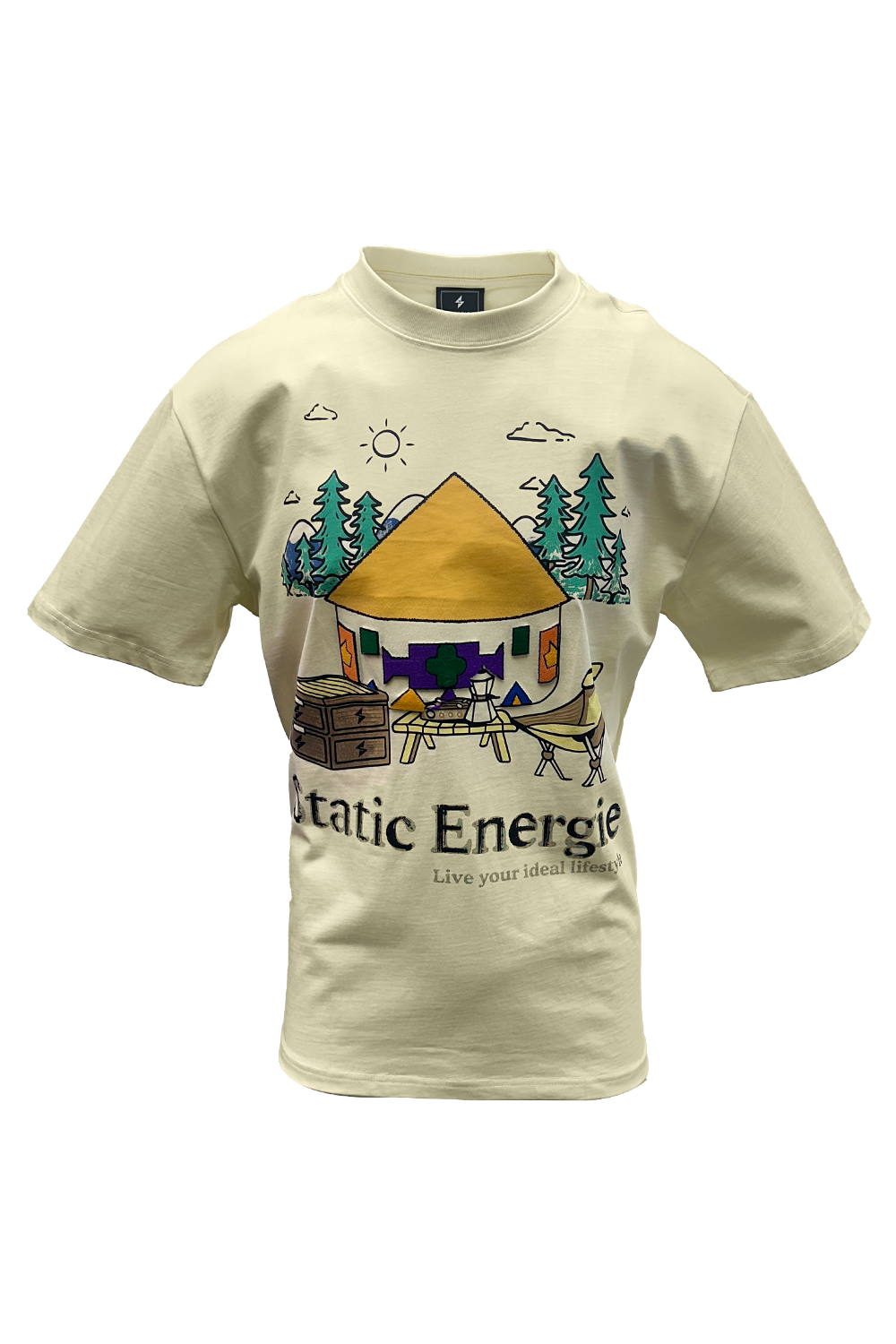 Steyr Relaxed Fit T-Shirt: Breathable Cotton, Oversized Comfort, Embroidered Details