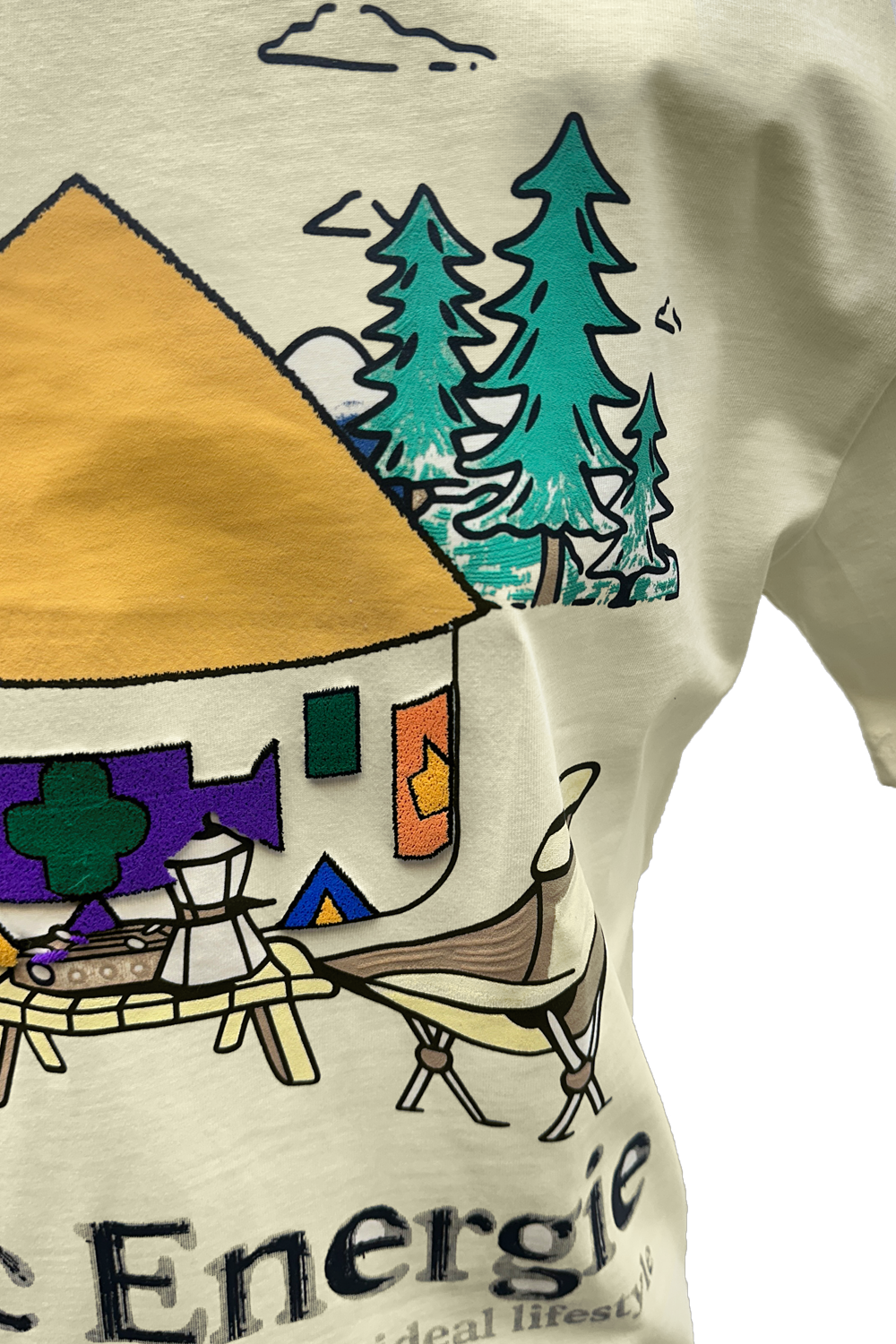 Steyr Relaxed Fit T-Shirt: Breathable Cotton, Oversized Comfort, Embroidered Details