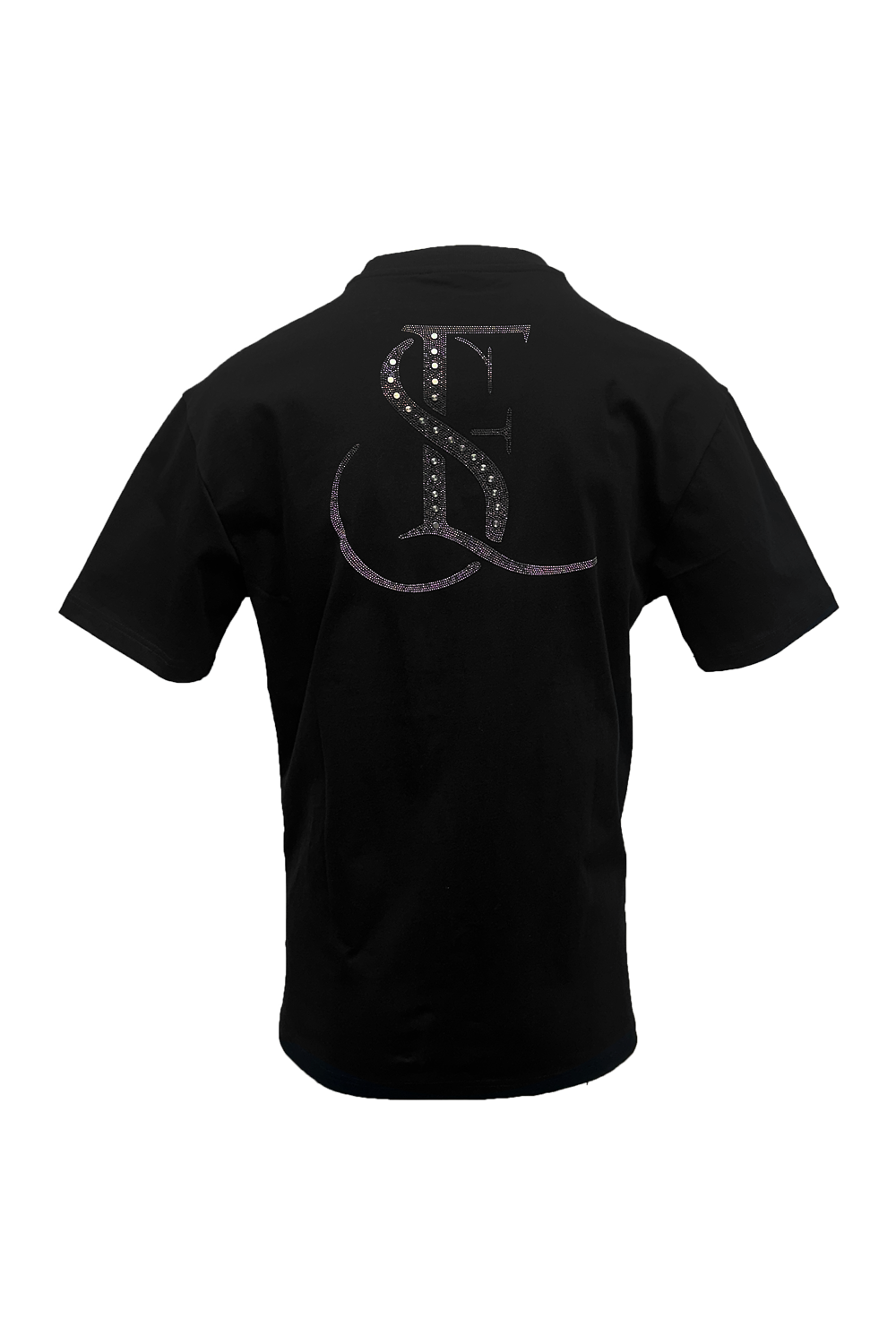 Bludenz Relaxed-Fit T-Shirt: Breathable Cotton Comfort with Studded Bag Motif