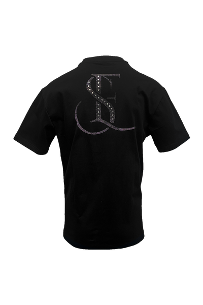 Bludenz Relaxed-Fit T-Shirt: Breathable Cotton Comfort with Studded Bag Motif