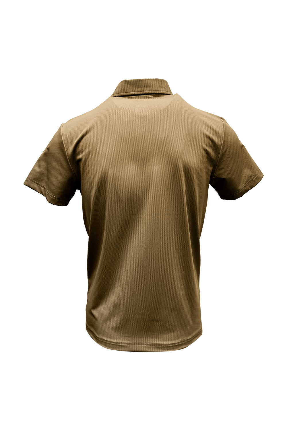 Voslau Golfer Brown Polo: Lightweight, Flexible Nylon-Spandex Blend for Comfort and Style