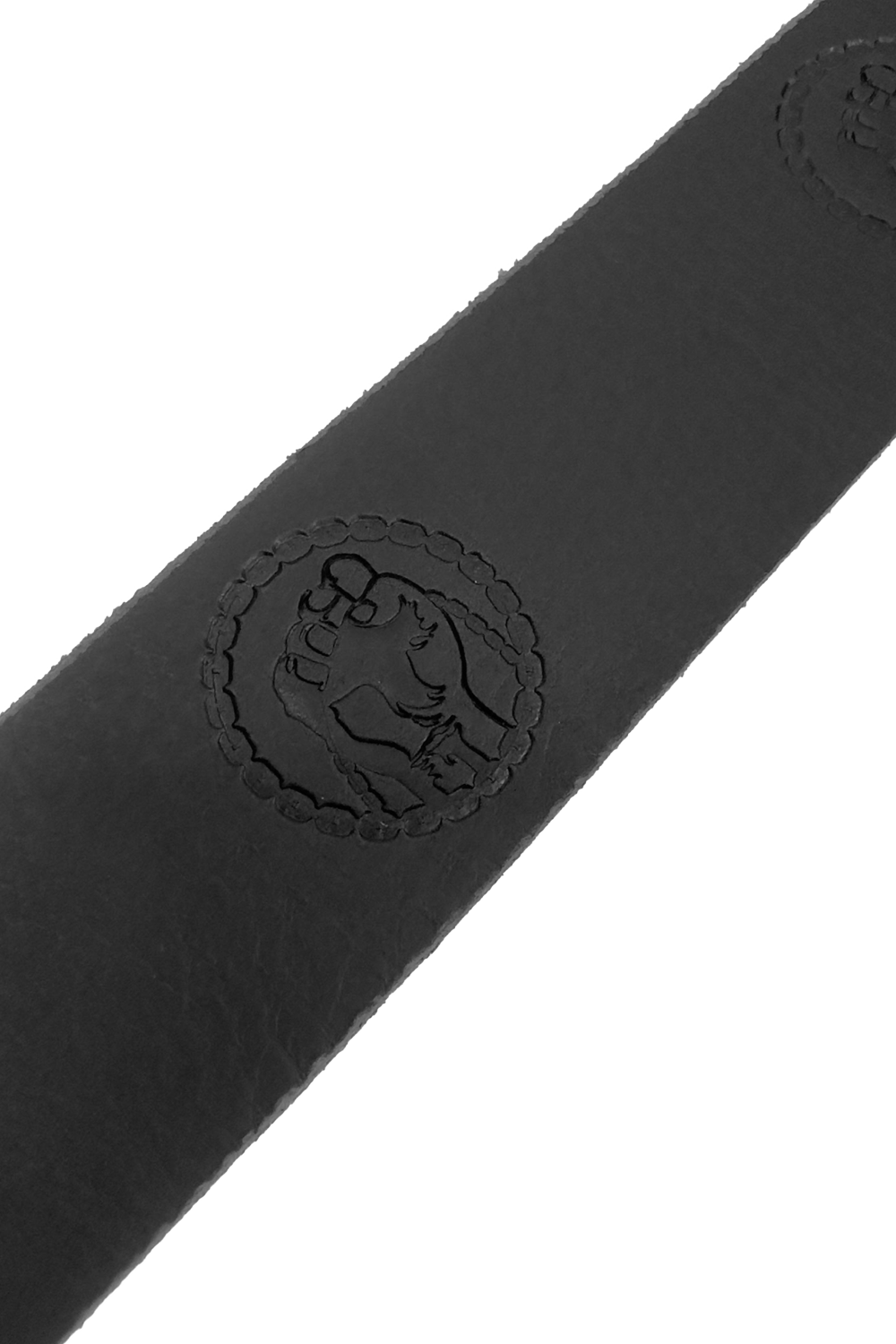 Vialli Guanto Belt: Sleek Black Adjustable Fit Accessory for Men
