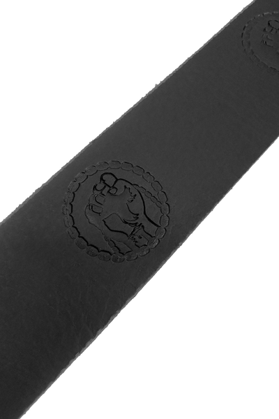 Vialli Guanto Belt: Sleek Black Adjustable Fit Accessory for Men