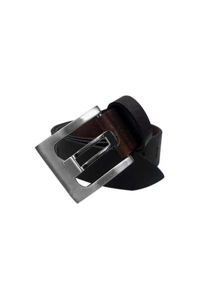 Vialli Men's Brown Leather Pantaloni Belt: Stylish, Versatile, and Durable