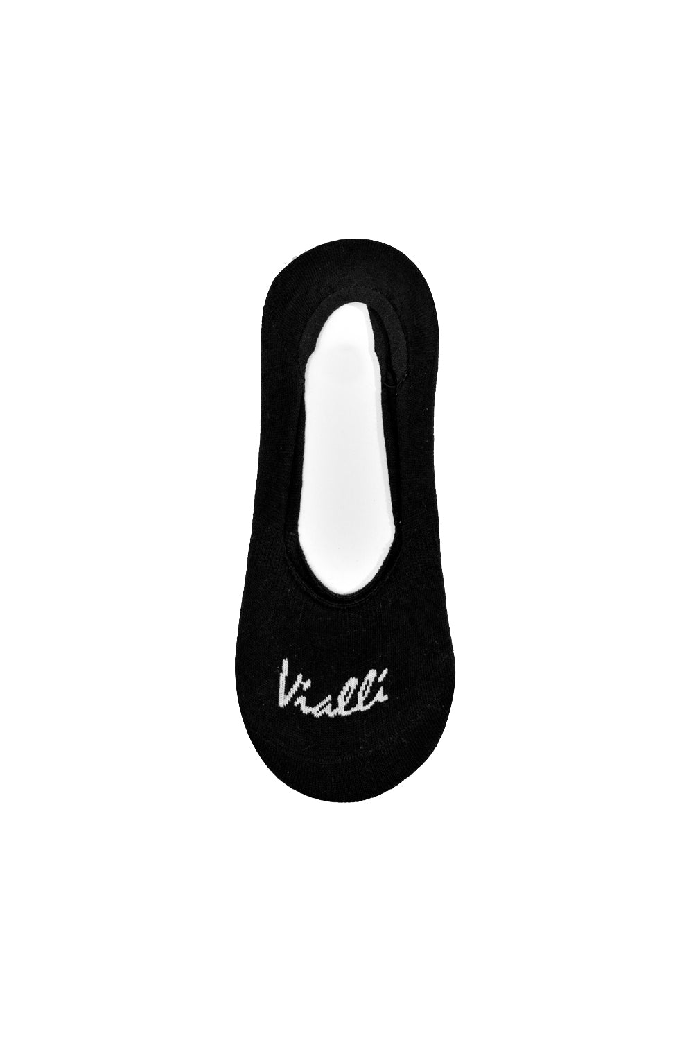Vialli Black Secret Socks: Secure, Breathable, No-Show Cotton Blend Comfort