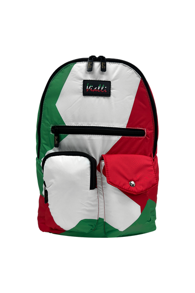 Vialli Costacio Italian Design Backpack with Laptop Pocket and Secure Zips