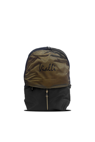 Vialli Billions Backpack: Sleek Gold, Padded Comfort, Ultimate Style, Everyday Luxury