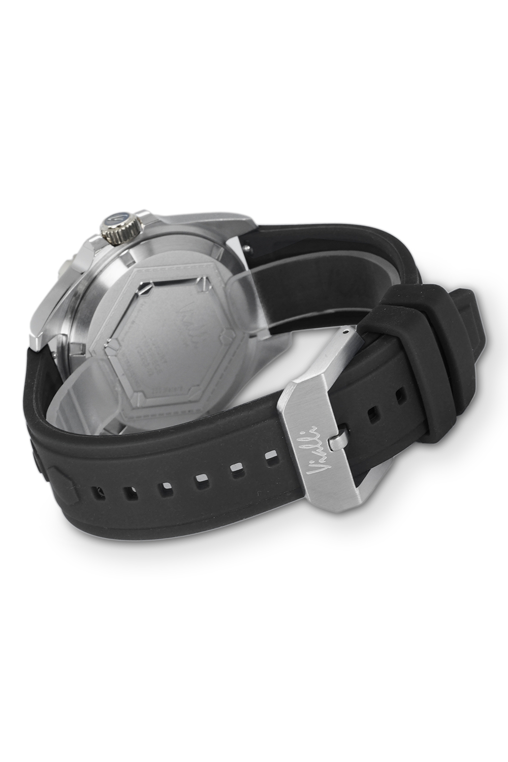 Vialli Elba Oceanic SI Wristwatch: Durable Silicone Strap, Stylish Luxury Timepiece
