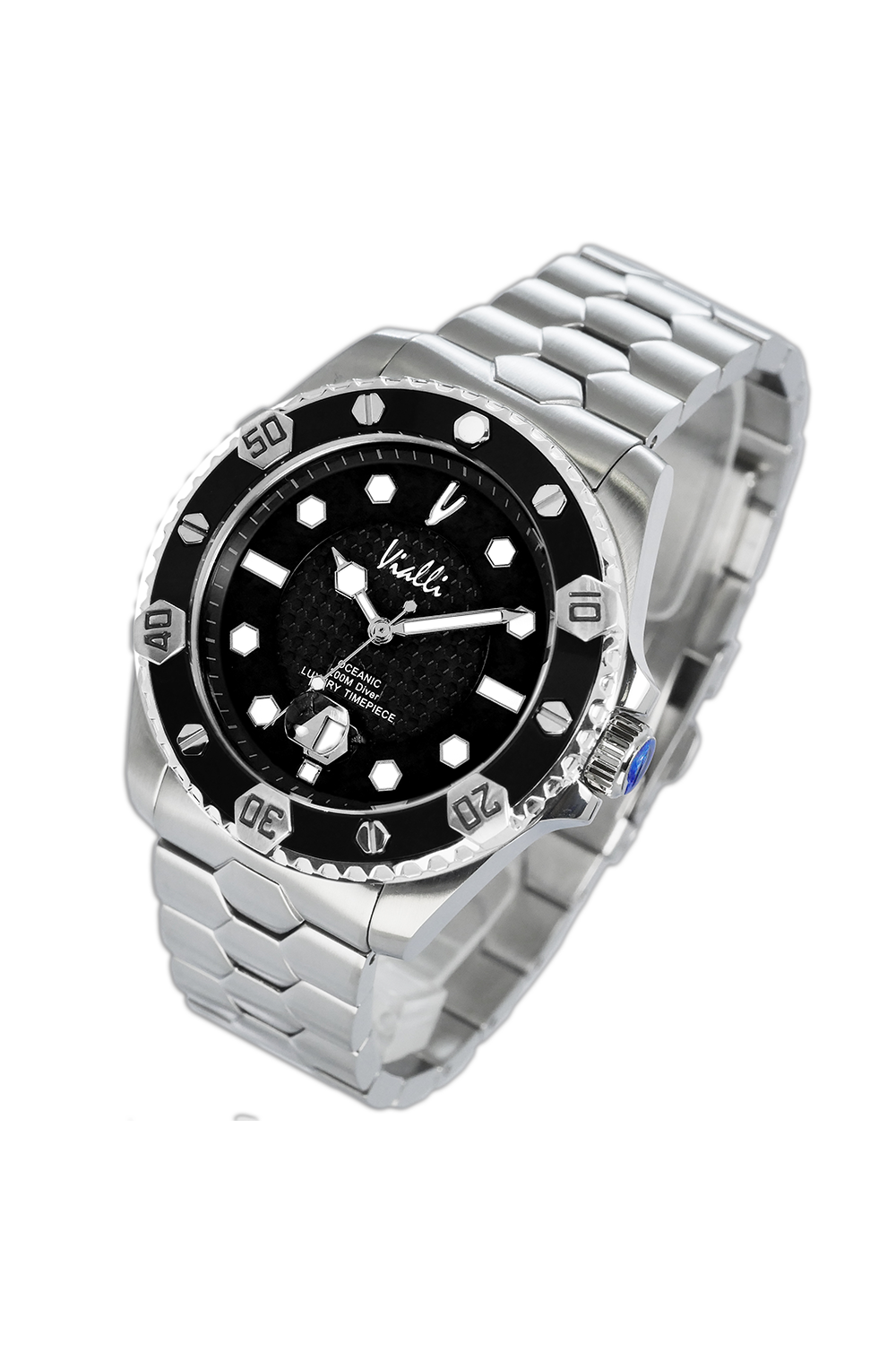 Vialli Elba Oceanic Stainless Steel Wristwatch - Durable, Stylish, and Precise