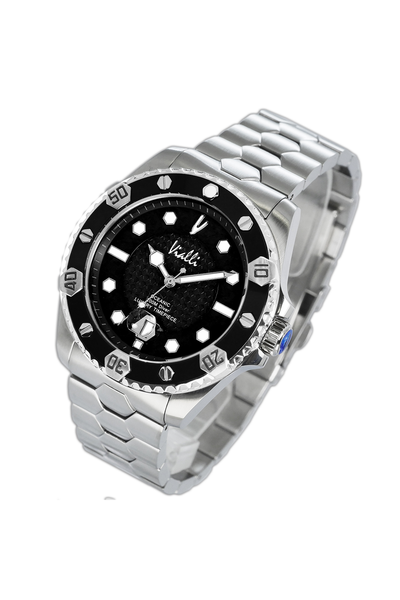 Vialli Elba Oceanic Stainless Steel Wristwatch - Durable, Stylish, and Precise