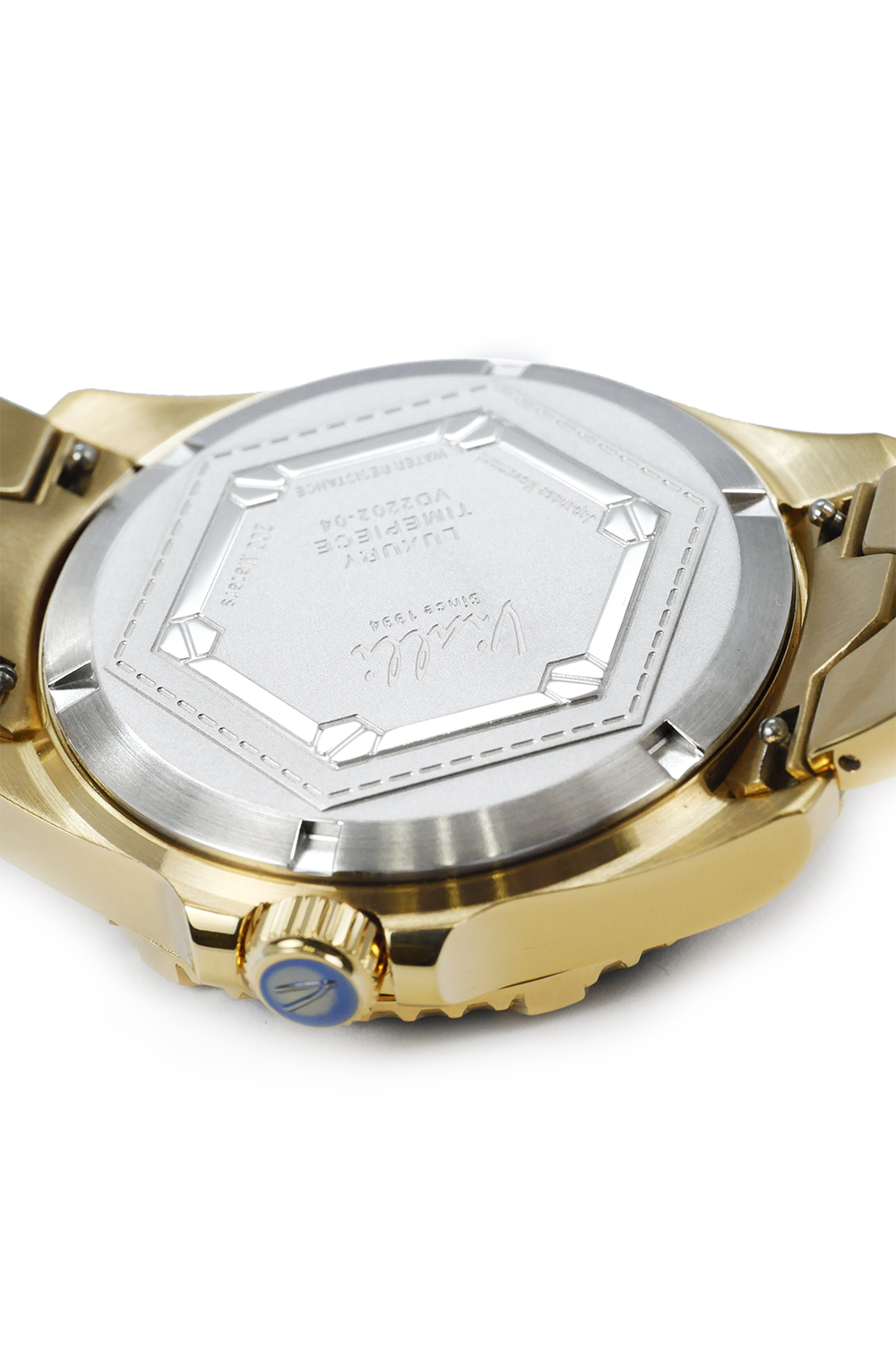 Vialli Elba Oceanic Stainless Steel Gold Wristwatch for Men
