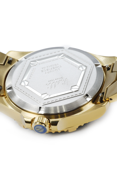 Vialli Elba Oceanic Stainless Steel Gold Wristwatch for Men