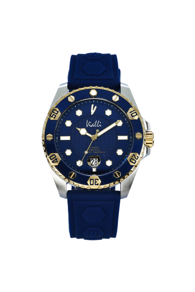 Vialli Elba Oceanic Silicone Strap Wristwatch: Durable Style for Any Occasion