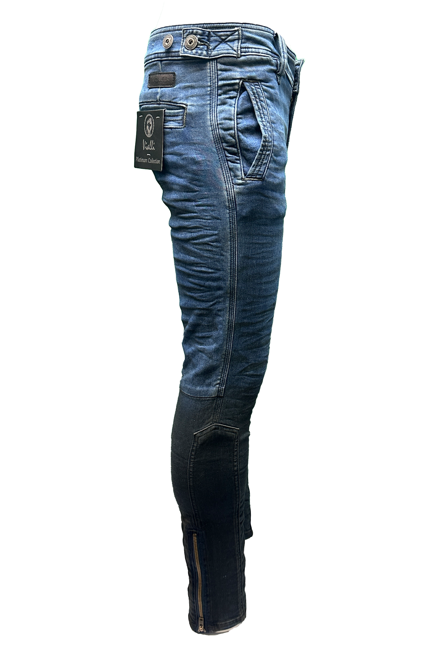 Vialli Cavaneira Morbido-Fit Jean: Ultimate Comfort, Stylish Blue Denim
